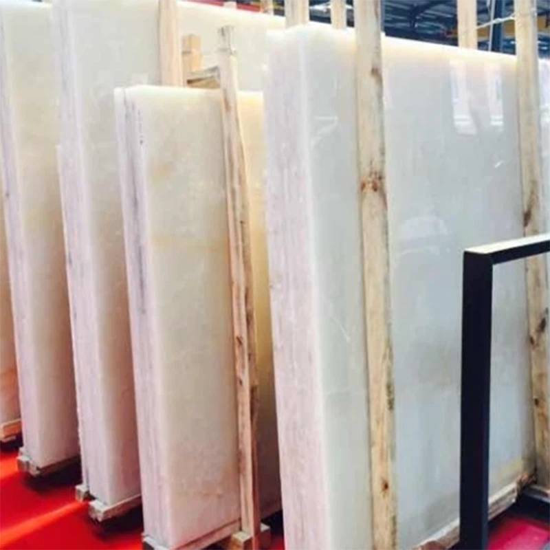 White Onyx Stone Vanity Top Cabinet For Bathroom& Home White Onyx Stone Vanity Top Cabinet For Bathroom& Home