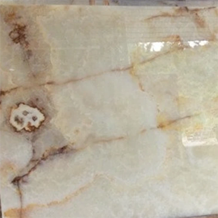 White Onyx Stone Vanity Top Cabinet For Bathroom& Home