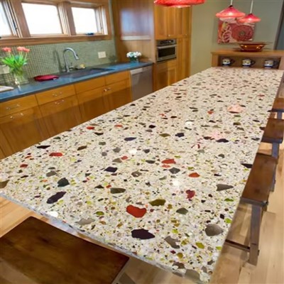 Kultainen Terrazzo Slab